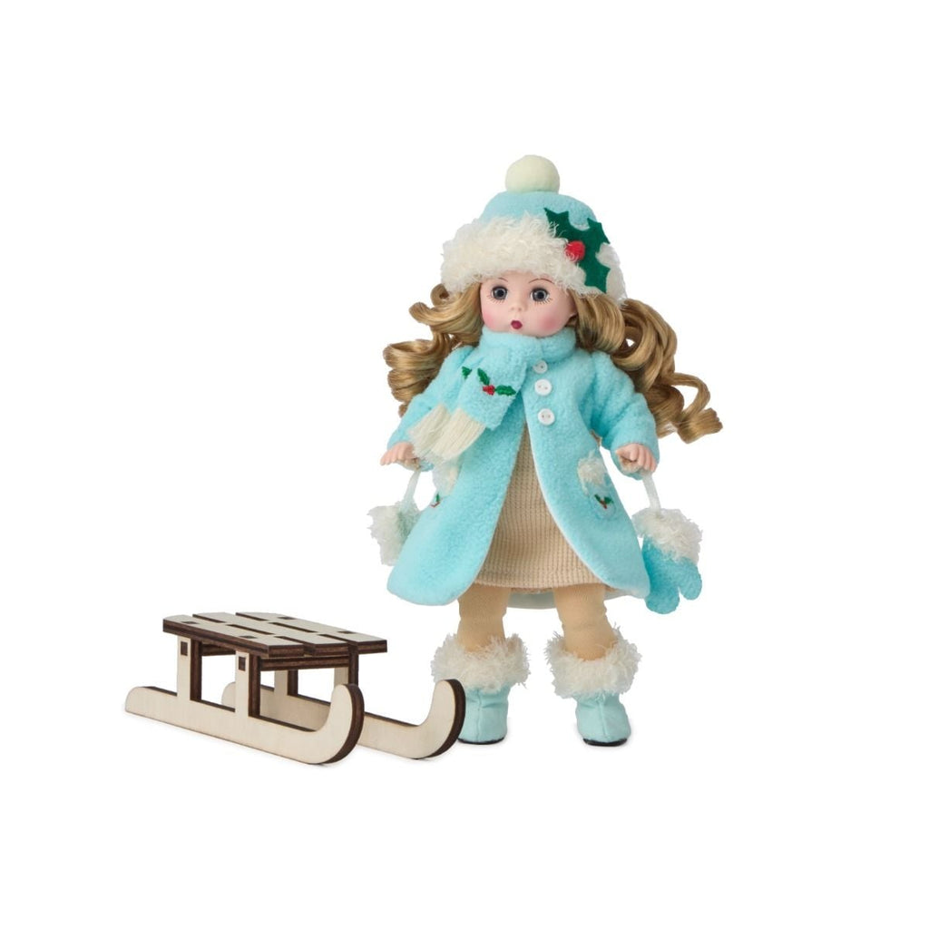Madame Alexander Christmas Sledding Collectible Doll 20.3cm