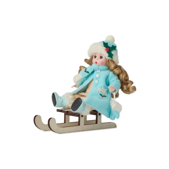 Madame Alexander Christmas Sledding Collectible Doll 20.3cm