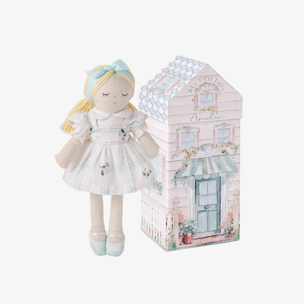 Amelia Linen Soft Plush Toy Boxed 25.4cm